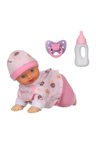 OEM Set Biberoane pentru Păpușă Bebe, Sunete, 24cm, Set Creativ pentru Îngrij...