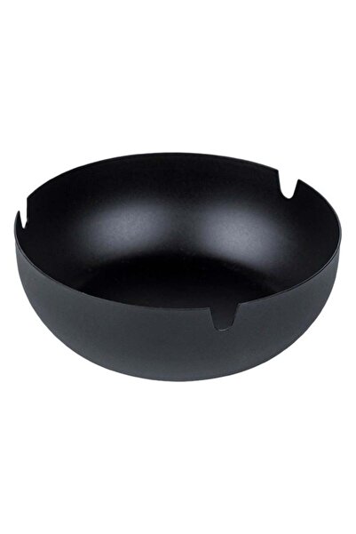CATIANO Scrumiera de Inox Rotunda Neagra Mat Ø10.5x3.5cm