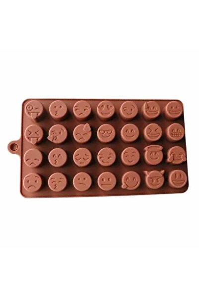 Epinox Silikon Çikolata Kalıbı Karışık Emoji