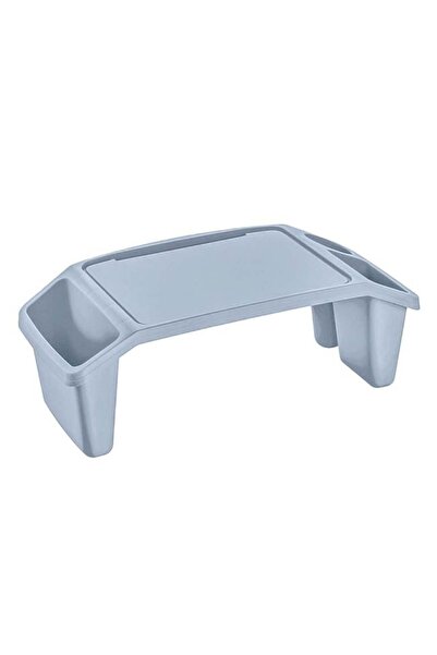 CATIANO Banca Masuta Laptop din Plastic Bleu 59,5x30,3x21,1cm