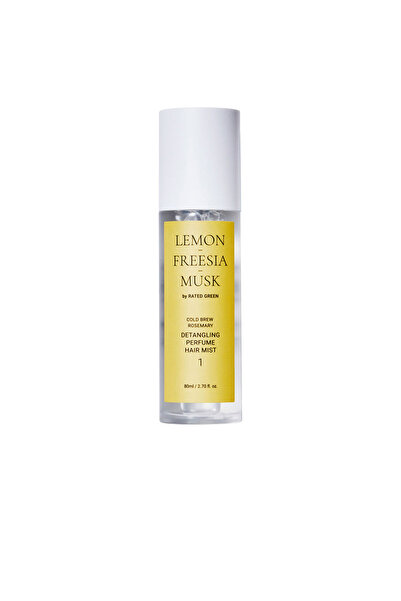 RATED GREEN LEMON FREESIA MUSK 01 spray de păr parfumat pentru descurcare 80 ml
