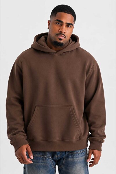 BENROMA SWEATSHIRT UNISEX MĂRIME MARE, BUMBAC PEȘTUIT CU 3 FIPIELE MW3