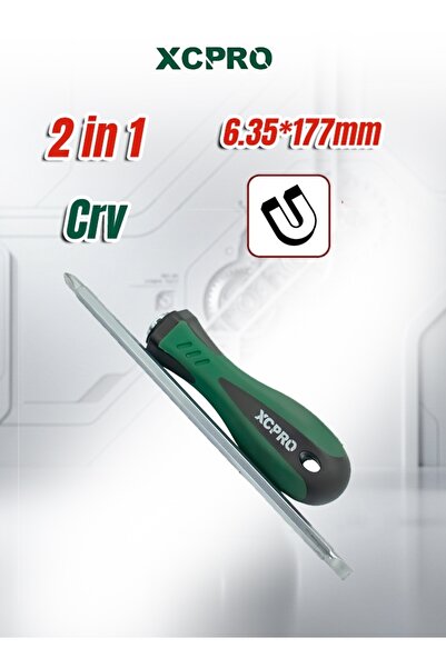 XCPRO Screwdriver Set, 2 In 1 Screwdriver, Interchangeable Screwdriver – 6.35...