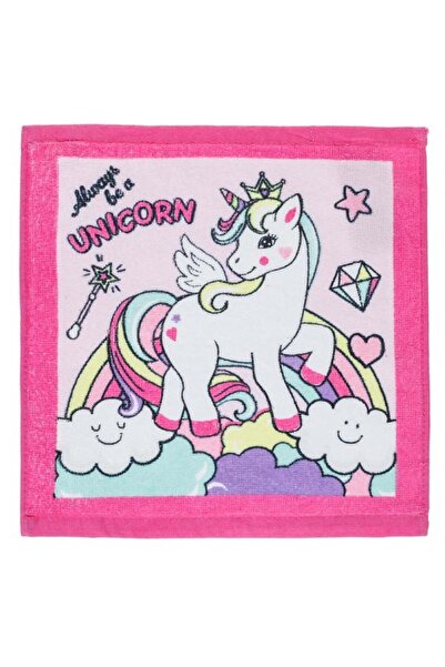 CATIANO Prosopel din Bumbac Roz Unicorn 30x30cm