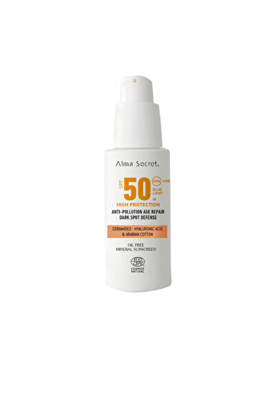 Alma Secret Cremă facială cu protecție înaltă SPF50 # aur 50 ml