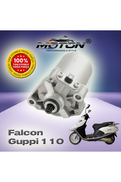 MOTON Falcon Guppi 110 Uyumlu Marş Motoru A Kalite