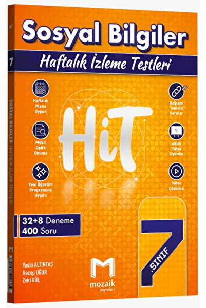 Mozaik Yayınları 7. Sınıf Sosyal Bilgiler Hit 40 lı Deneme 2027