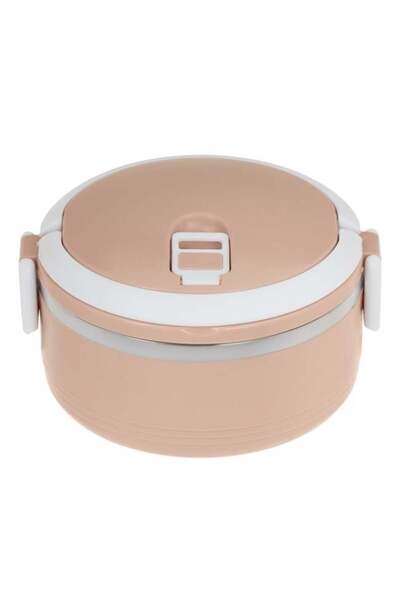 CATIANO Caserola Termica Rotunda Roz 500ml, cutie alimentara, depozitare alim...