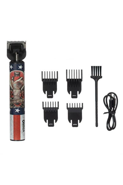 Omnia Aparat de Ras Reincarcabil cu USB & 4 Capete