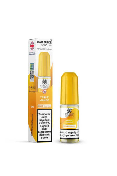OEM Bar Juice 5000 Τριπλό Μάνγκο 10ml 20mg Άλατα Νικοτίνης