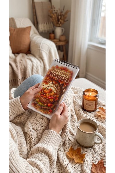 Pink Swan Craft Autumn Wonders – Autumn Themed Pocket Coloring Book |   Take Time for Yourself