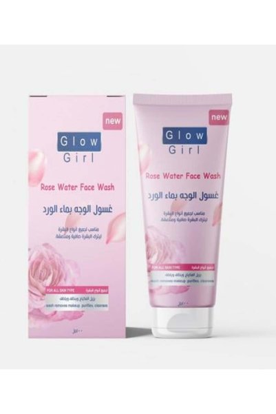 GLOW GİRL غسول وجه بخلاصة ماء الورد للحصول على بشرة مشرقة ومنتعشة 100 مل
