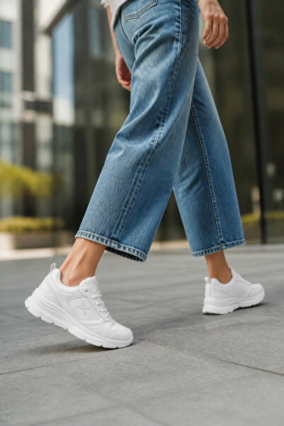 Kinetix Sy-4991 White Women's Daily Sneaker Comfort Casual Anatomical Sports ...