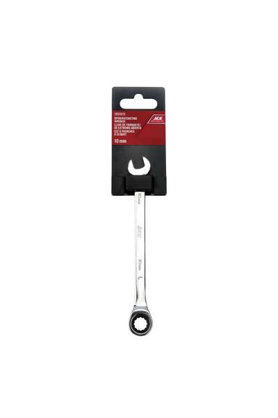 ACE Steel Open Ratcheting Wrench (10 mm)