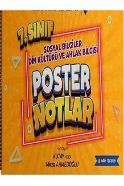 Omega Yayınları 7. Sınıf Sosyal Bilgiler Din Kültürü ve Ahlak Bilgisi Poster ...