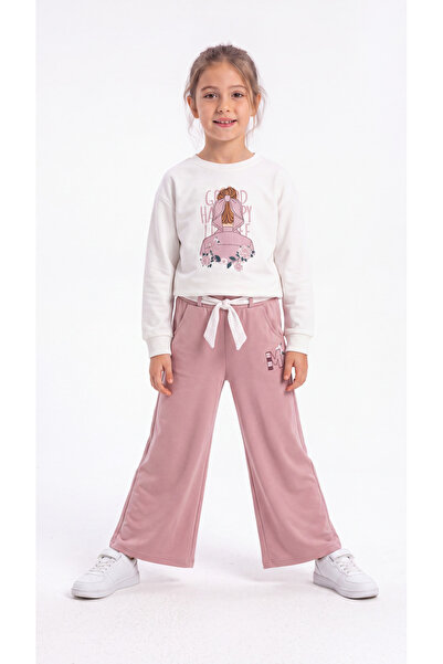 Mışıl Kids Top Front Printed Full-Printed Bottom Belt Polka Dot Full-Printed ...