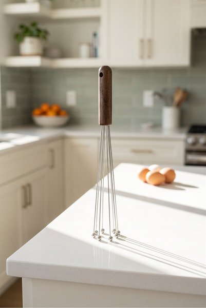 ACAR Elitecraft Paslanmaz Çelik Top Uçlu Çırpıcı - 30 cm
