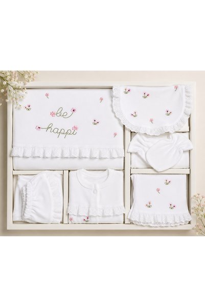 MOVAMIR BABY Luxury Newborn Baby Hospital Discharge Set 10 Pieces 100% Cotton...
