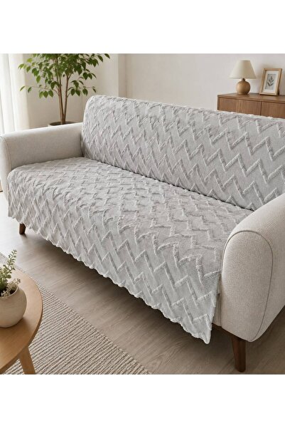 coverbox Husă de canapea premium din chenille jacquard, țesută, 175x215 cm - ...