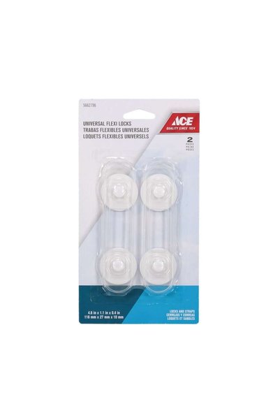 ACE Plastic Flexi Lock Pack (11.6 x 2.7 x 1 cm, 2 Pc.)