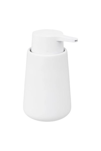 5FIVE Stoneware Soap Dispenser (8.3 x 14.8 cm, White)