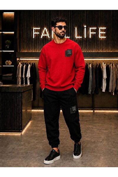 FAEL LİFE طقم سويت شيرت وبنطلون رياضي للجنسين من NEW SEASON مطبوع عليه KART R