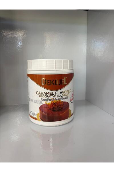 ovalette Dekojel Karamel Aromalı Dekoratör Soğuk Pasta Jeli 1 kg