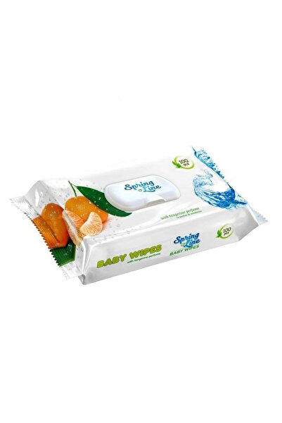 Spring Line Servetele umede cu Portocale Pop Up 100 bucati ambalaj cu capac