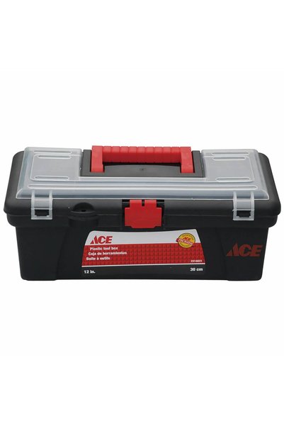 ACE Plastic Tool Box W/Removable Parts Tray (30 x 15.5 x 11.5 cm)