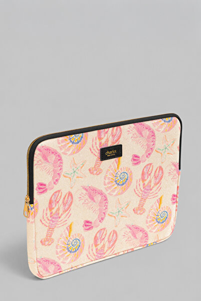 Housebags Coral Coast Mercan Desenli 13–15.6 İnç Laptop Çantası – Dolgulu Kor...