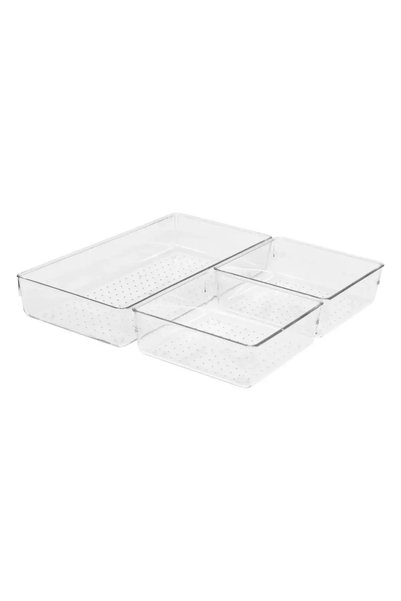 5FIVE PET Kitchen Organizers Set (3 Pc, 30.3 x 15.2 x 5.4 cm)