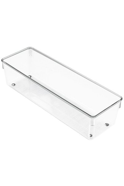 Interdesign 58930 Linus Drawer Organizer (4 × 16 × 3 cm, Clear )