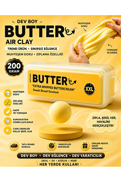 DEVU Butter Air Clay XXL 200 Gr Yumuşak Esnek Sukuşi