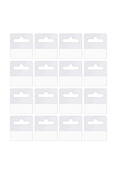 OEM 140 bucăți de etichete adezive pentru agățat - 5×4.5cm |   PVC, cu fantă,...
