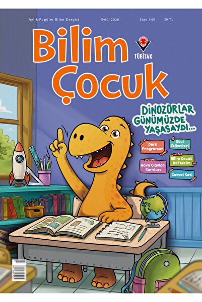 Tübitak Yayınları Bilim Çocuk Dergi Eylül 2026 (7-12 yaş)