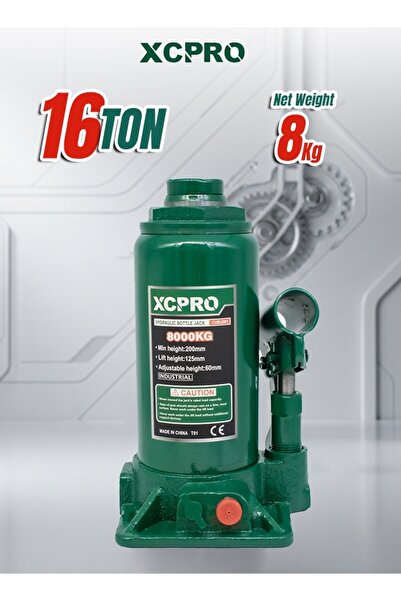 XCPRO رافعة هيدروليكية للسيارات - قوة 16 طن، ارتفاع 225-425 مم، رفع قابل للتع...