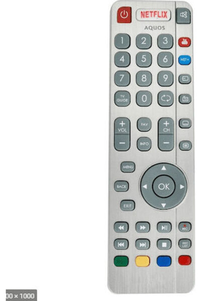 HUAYU Compatible Remote Control Aquos RF Smart for Τηλεοράσεις Sharp