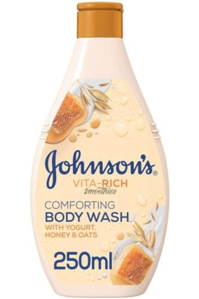 Johnson's Honey & Oat Body Wash 250ml