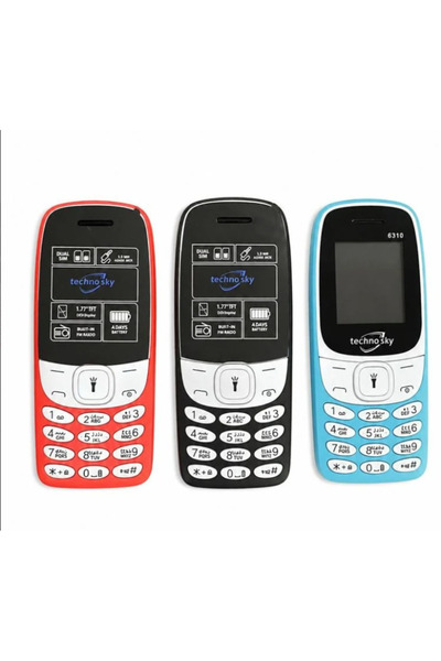 OEMS جوال6310 تكنو سكاي اسود