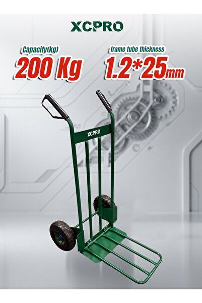 XCPRO Hand Trolley, Hand Truck, Dolly Cart - 200kg Capacity, Dual Footplate, ...