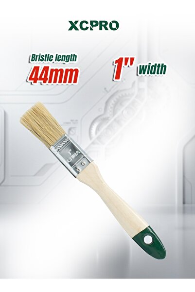 XCPRO فرشاة طلاء، فرشاة طلاء زيتية، فرشاة بمقبض خشبي - مقاس 1 بوصة، شعيرات 44...
