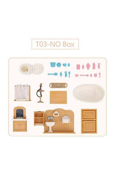 Choice T03 Dollhouse Miniature Accessories 1/12 Forest Family Home Furniture ...