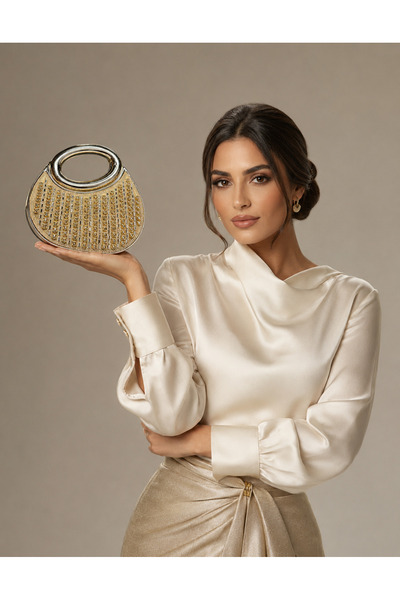 Generic Brand Women's Luxury Crystal Rhinestone Evening Clutch Bag – Elegant ...