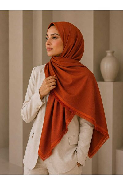 tomrisboutique Double-Sided Cashmere Textured Tapestry Woven Shawl 70 X 190 c...