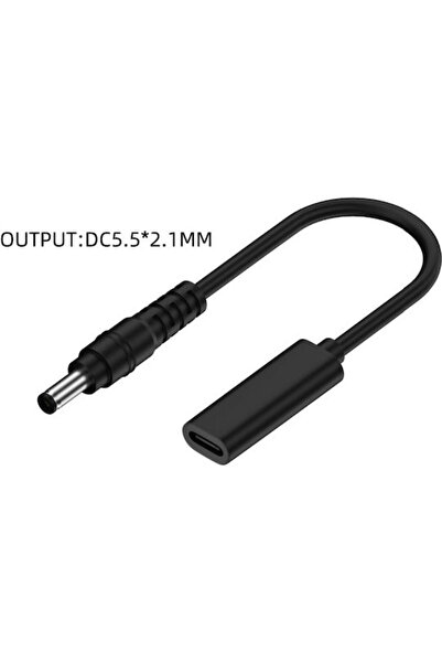 OEM Προσαρμογέας Καλωδίου Pd Type-C για Laptop 5.5mm*2.1mm
