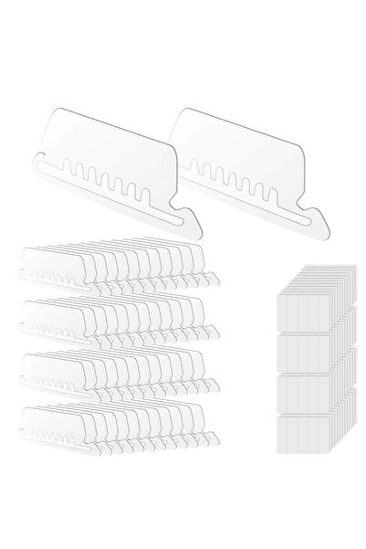 OEM Pachet de 50 de etichete transparente din plastic pentru agățat, pentru d...