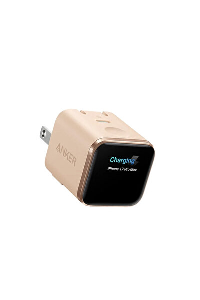Generic Anker Nano Smart Display Charger, 45W Max GaN USB-C Wall Adapter 180°...
