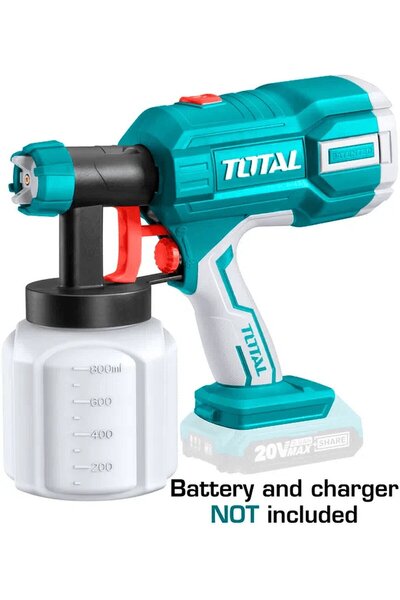 TOTAL Pistol de vopsit - 800ml Resigilat, 20V - nu include acumulator si inca...