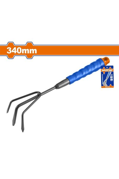 WADFOW Mini grebla pentru gradina Wadfow, 3 dinti, lungime 240mm, latime 100mm