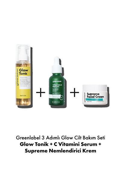 Greenlabel 3 Adımlı Glow Cilt Bakım Seti